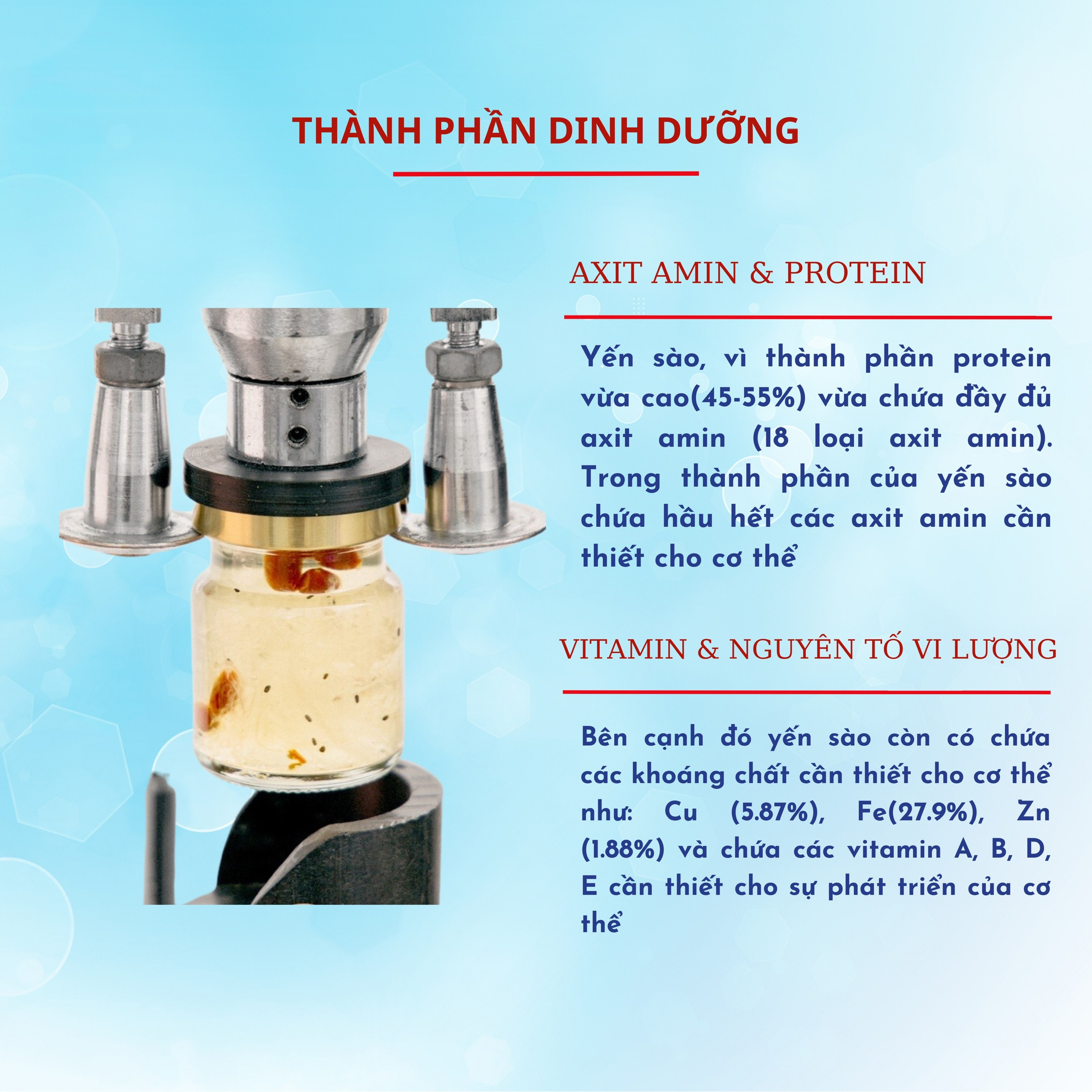 Nước Yến Sào Chưng Đường Phèn - Yến Sào Hòn Gốm Chính Hiệu Khánh Hoà - HG SALANGANES NEST