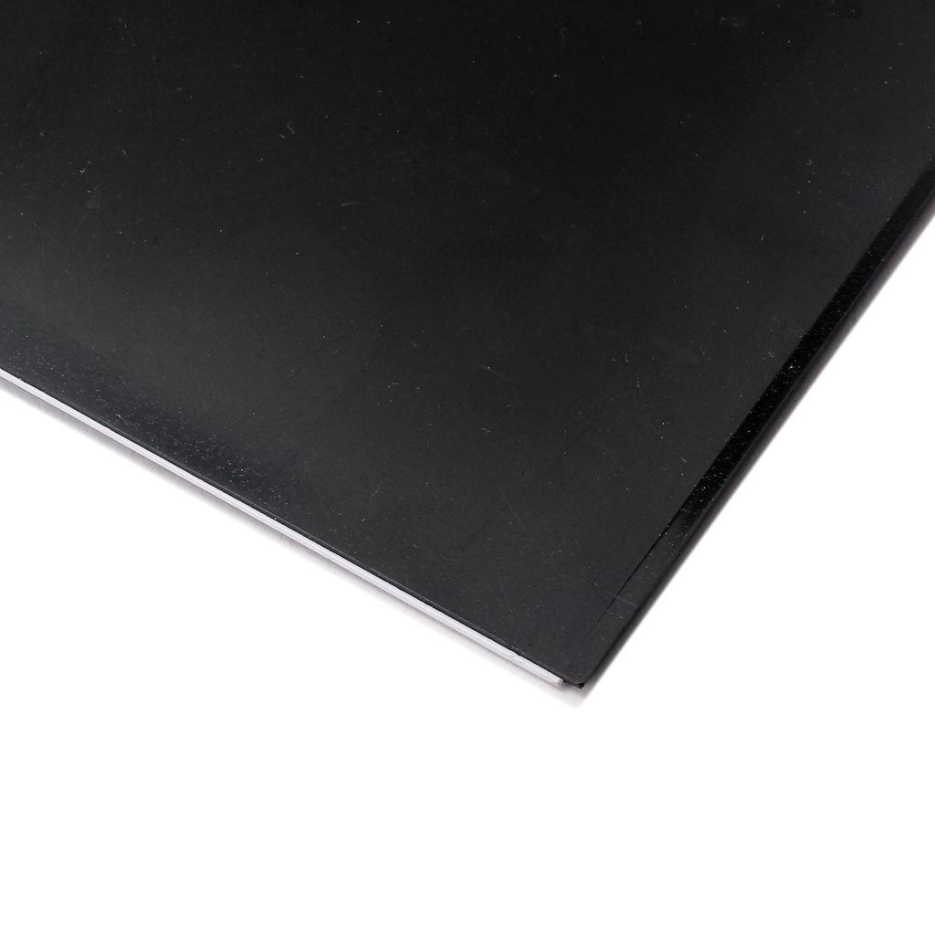 3 Pieces Guitar Blank Scratch Plate Guard Pickguard Material PVC 3-ply Black