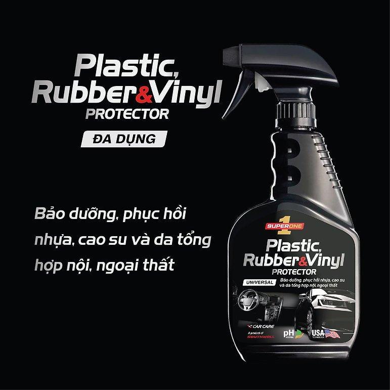 Dung Dịch Bảo Dưỡng Nhựa, Cao Su &amp; Da Tổng Hợp Ô Tô SUPERONE Plastic, Rubber and Vinyl Protector - Universal SOUTHWALL A302