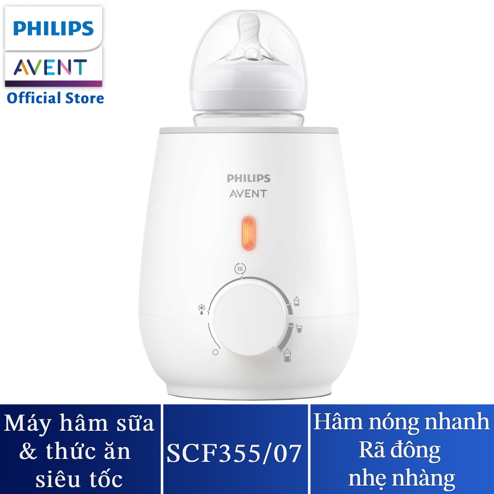 Máy hâm sữa và thức ăn siêu tốc Philips Avent SCF355/07