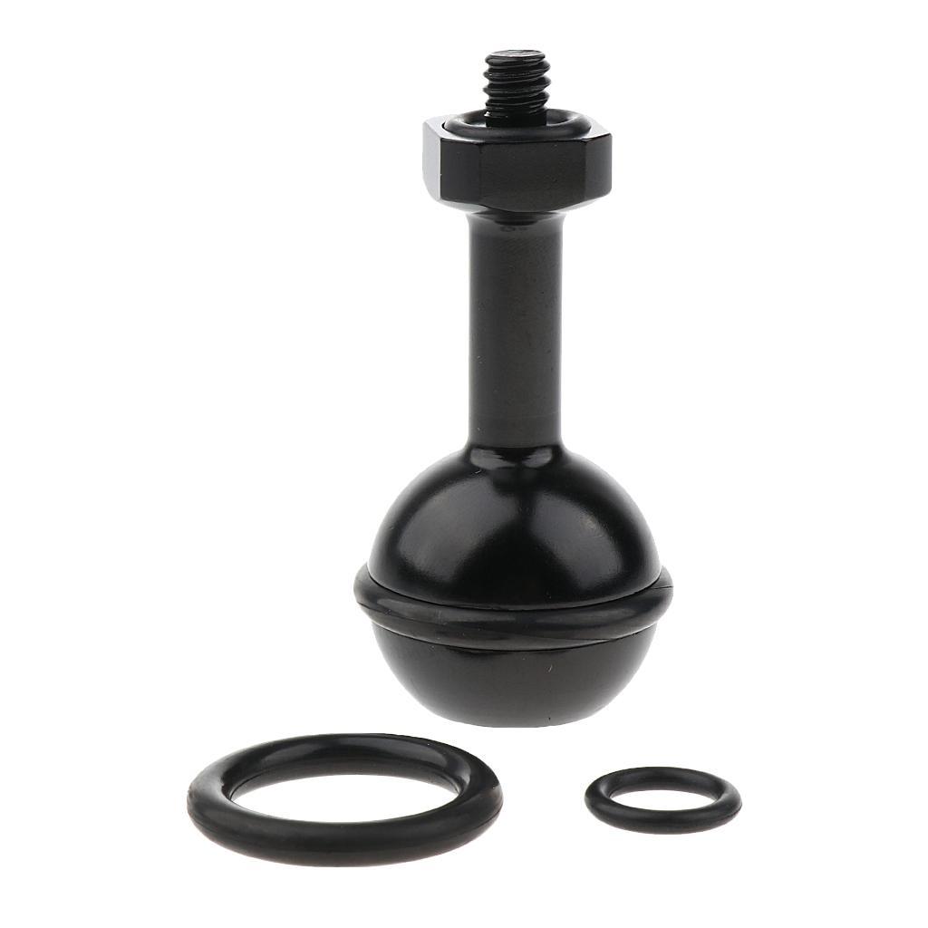 5 Pieces CNC Aluminum Alloy Diving Ball Head Mount Bracket For GoPro 6/5/4/3 , Blue & Black