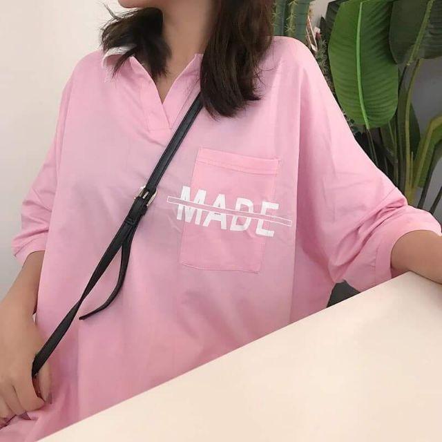 Áo polo nữ, áo kiểu, áo nữ, áo uzzlang, áo uniex from rộng, áo uniex nữ