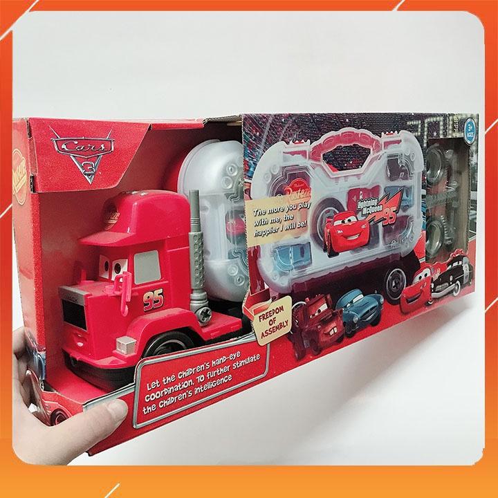 Đồ chơi xe tải MLightning McQueen 7 chiếc xe vui nhộn.Đồ Chơi Trí Tuệ - Xe Sữa Chữa Mcqueen Freedo.