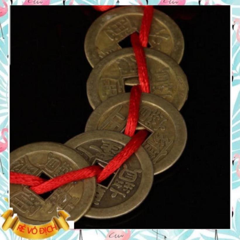 Tiền Ngũ Đế ️️ Bộ 6 xâu tiền ngũ đế phong thủy cầu tài lộc 206154-3, đồ phong thủy tài lộc
