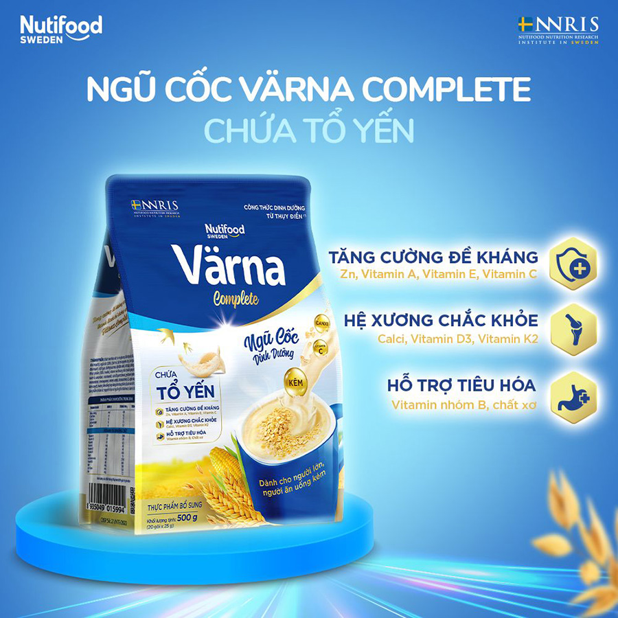 Túi ngũ cốc bổ sung dinh dưỡng Värna Complete 500g