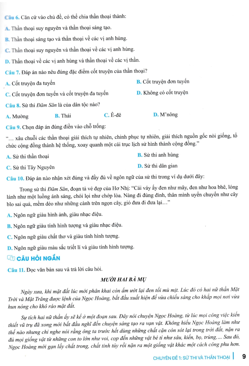 ND - Củng Cố Và Ôn Luyện Ngữ Văn Lớp 10 (Biên Soạn Theo Chương Trình GDPT Mới)