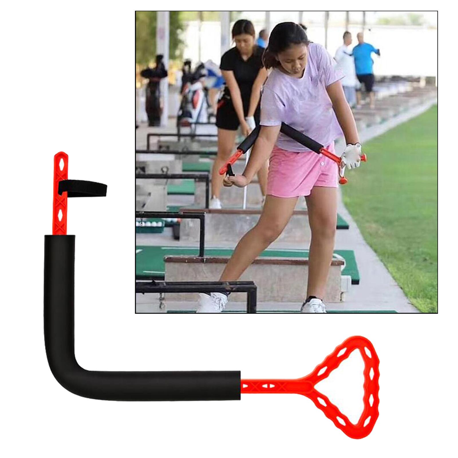 Golf Swing Trainer Training Aid Swing Posture Trainer Golf Arm Wrist Gesture Practice Corrector Guide for Strength Flexibility and Tempo Training