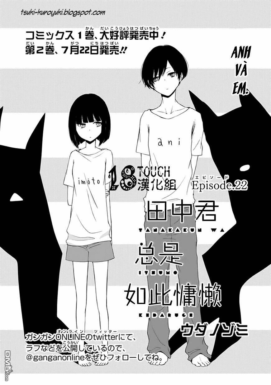 tanaka kun lúc nào cũng bơ phờ chapter 22 1