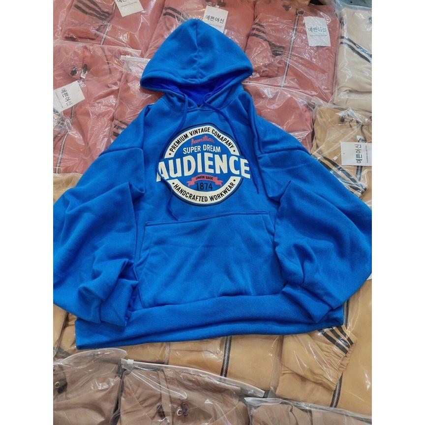 Áo Hoodie Nỉ Bông AUDIENCE Nón 2 Lớp Form Rộng UnisexÁo Khoác Nỉ Bông In Đẹp Form Nam Nữ Mặc Cặp, ÁO KHOÁC HOODIE PHỐI NÓN TRÙM 2 LỚP CHẤT NỈ DÀY DẶN MÀU SẮC NGỌT NGÀO