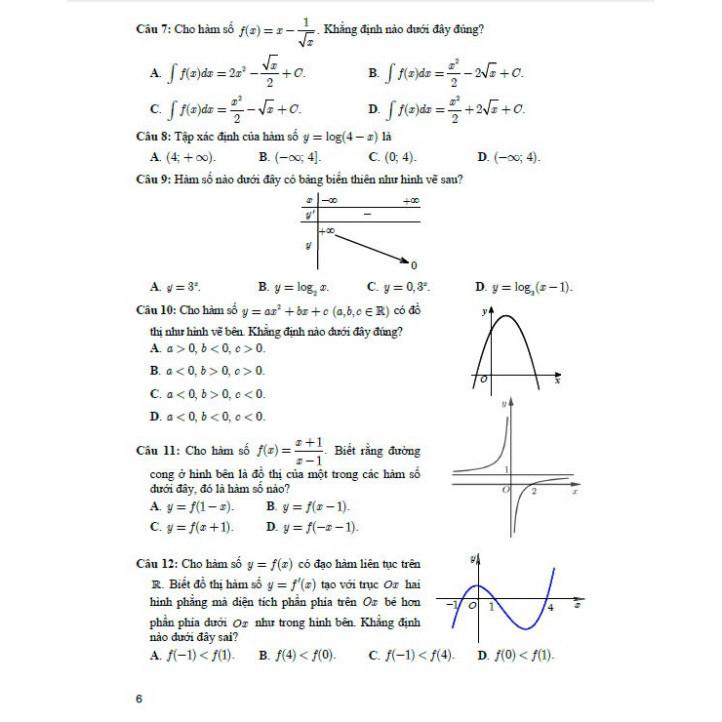 Bộ đề ôn tập thi tốt nghiệp THPT môn toán (thích hợp dùng cho các kì thi đánh giá năng lực) - HA