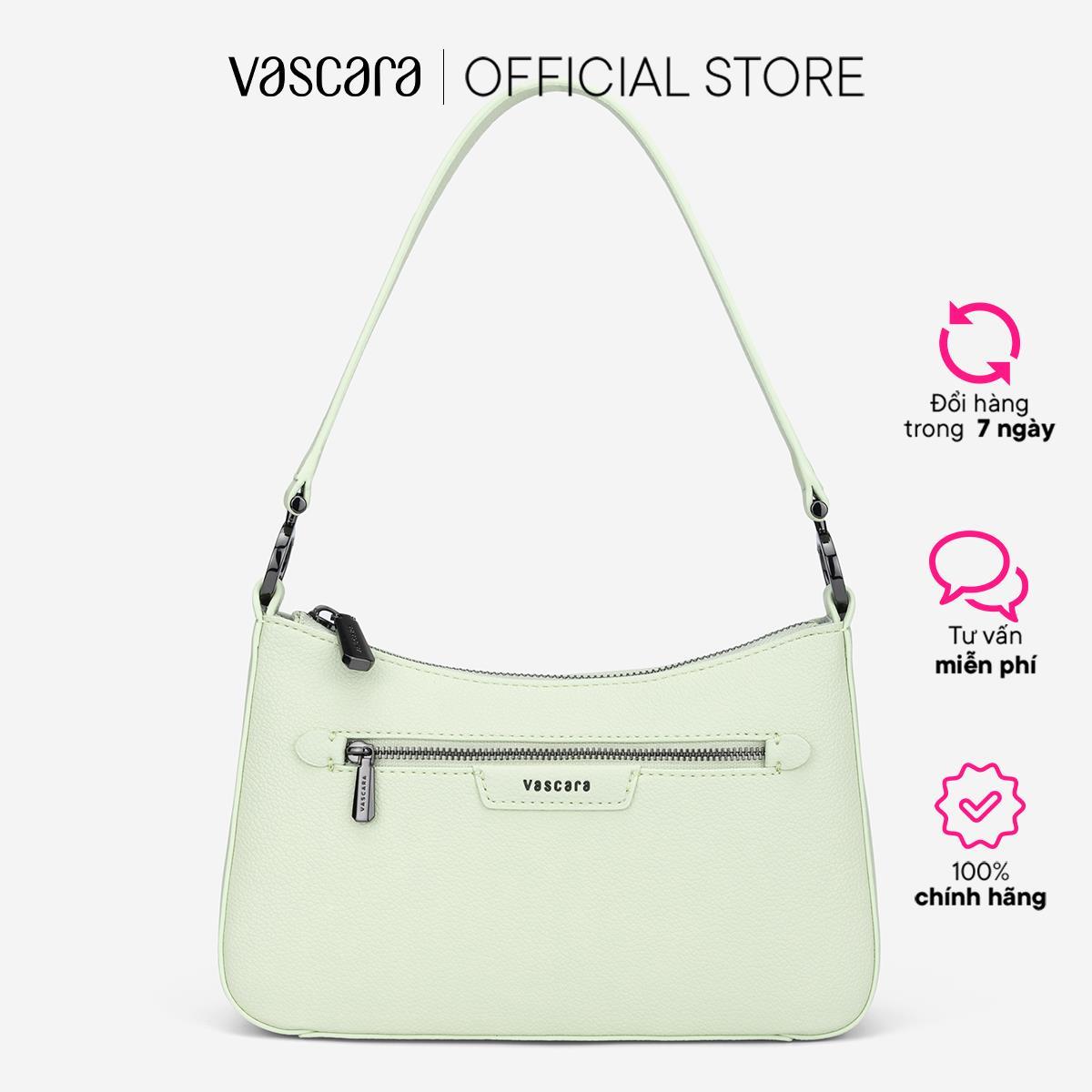 Vascara Túi Đeo Vai Hình Thang Nhấn Zipper Ngăn Phụ - SHO 0278