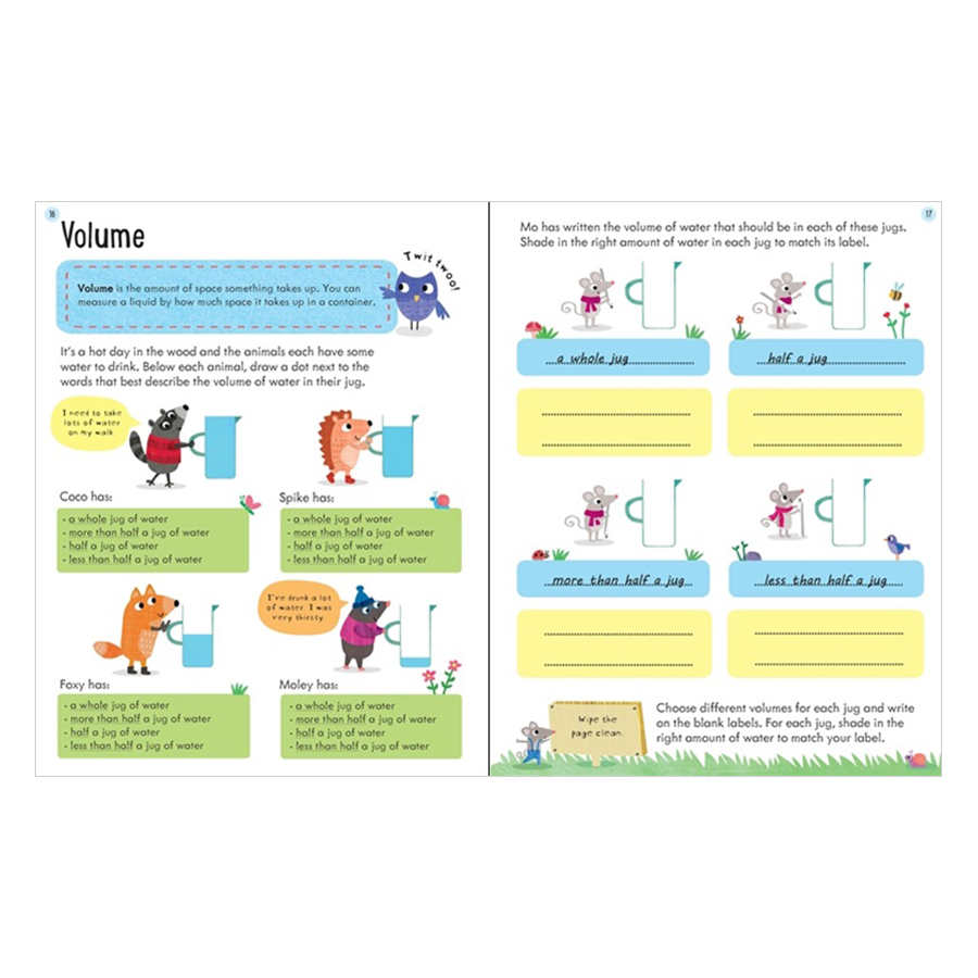 Usborne Key Skills Wipe-Clean: Measuring 5-6