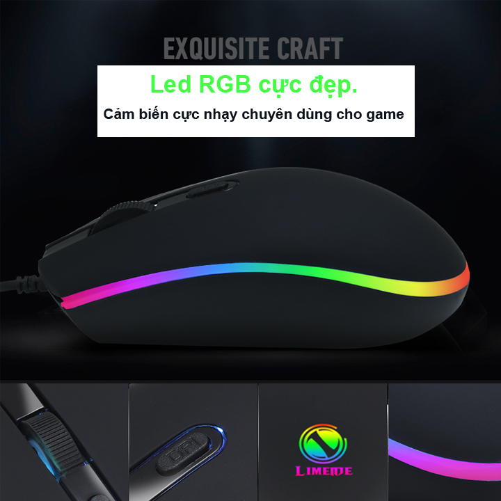 Chuột Game thủ LIMEIDE 007 LED RGB