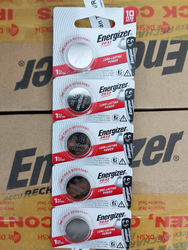 Pin CR2032 Energizer 3V vỉ 5 viên
