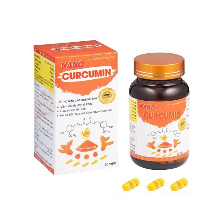 THỰC PHẨM DINH DƯỠNG - Nano Cucumin 1 - Tinh Chất Từ Nghệ Tươi - Sản Phẩm Tự Nhiên 100% - Chứng Nhận Chất Lượng