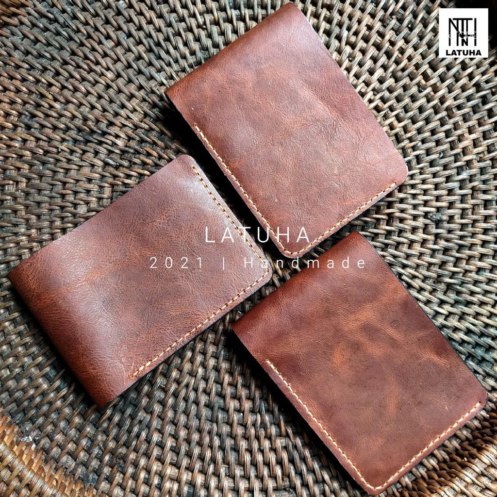 VÍ DA HANDMADE MÀU NÂU