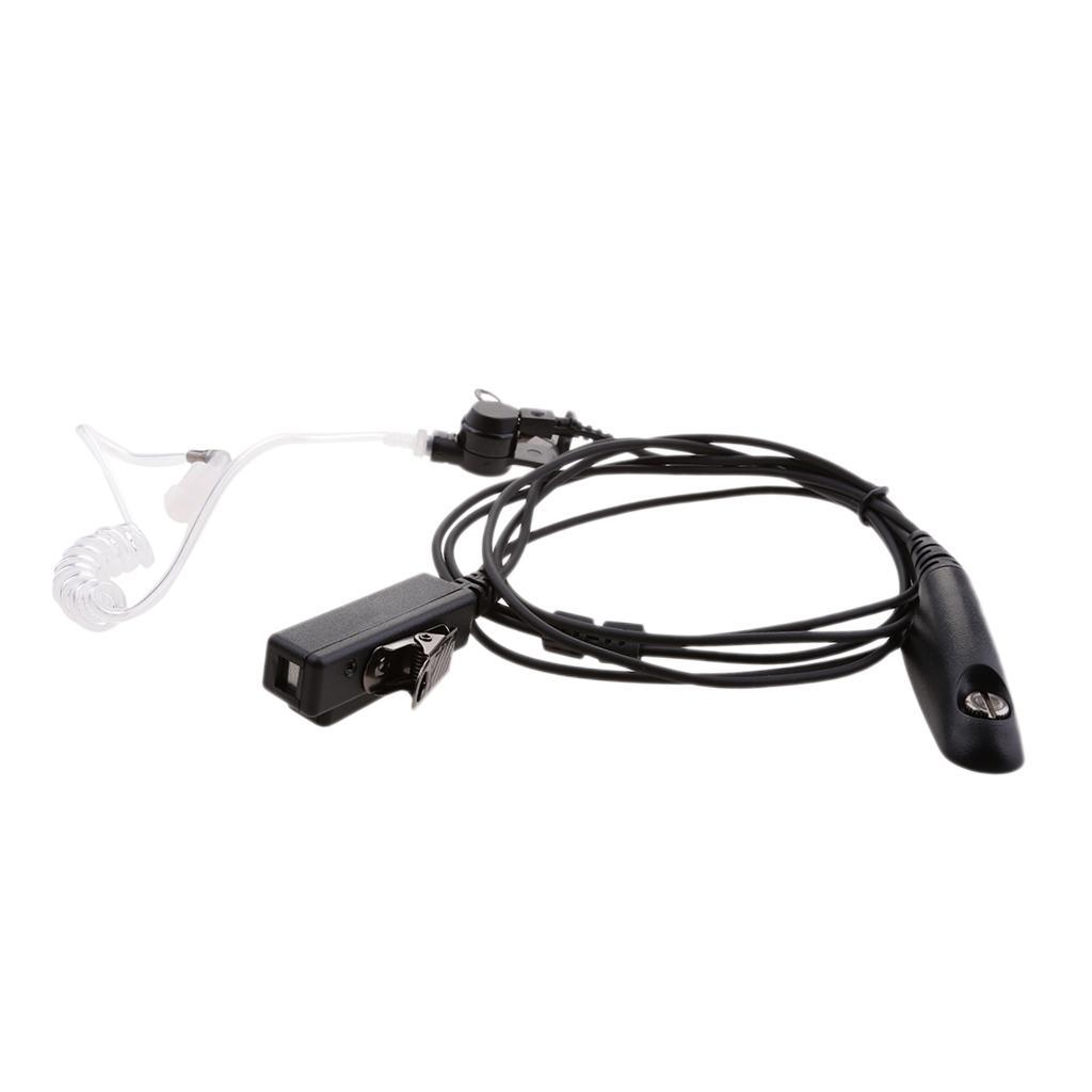 Acoustic Air Tube Headset/Earpiece Mic For Radio