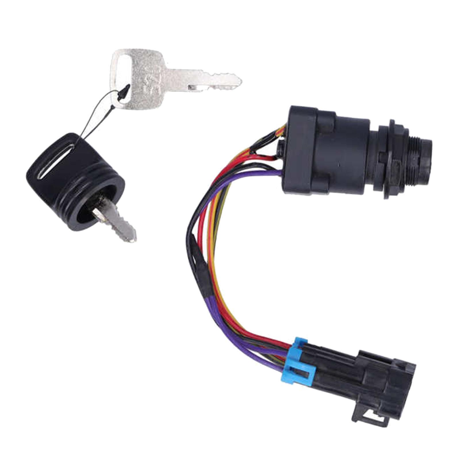 High Strength Boat Ignition Switch with Key for   Replaces