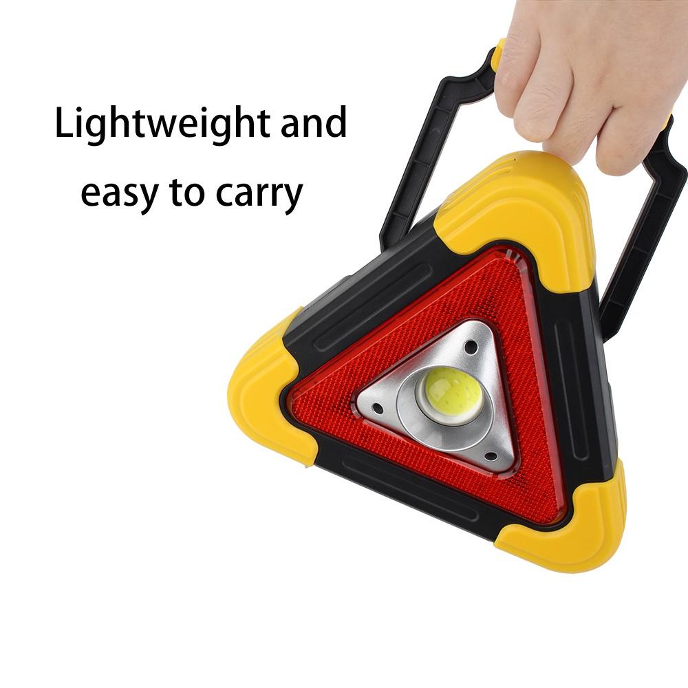 Đèn LED cảnh báo khẩn cấp hình tam giác di động tiện dụng cho xe hơi