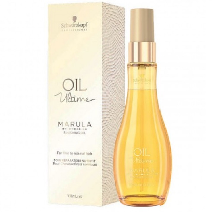 Tinh dầu dưỡng tóc sợi mảnh đến trung bình Schwarzkopf OIL Ultime Marula Finishing Oil 100ml (màu vàng nhạt)