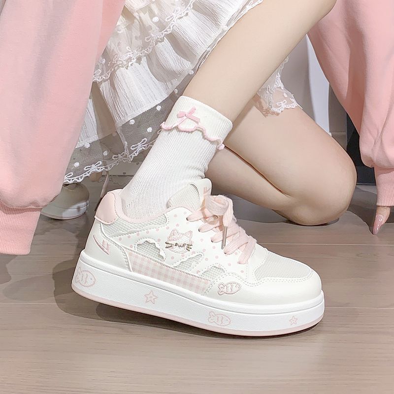 Giày thể thao nữ đế êm nhẹ, thoáng khí đế cao su đúc, chống trơn trượt hạn chế mòn – GNU2112