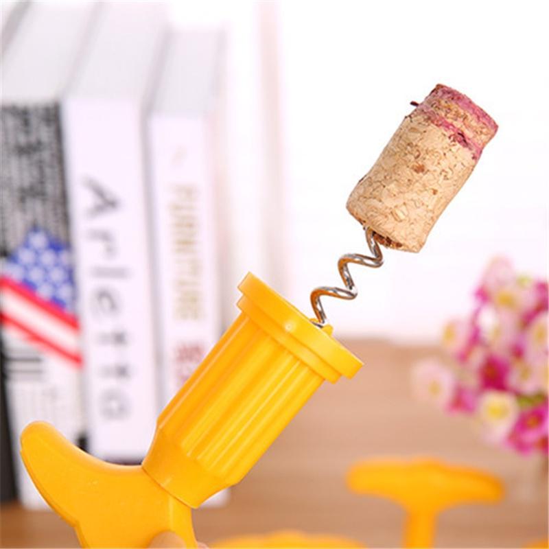 Mini Creative Multifunctional Stainless Steel Wine Bottle Opener Red Corkscrew Wine Opener Bar Kitchen Tools Gadgets Accessories