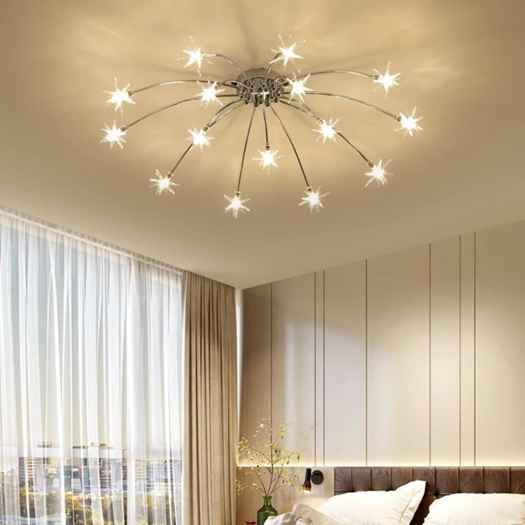 Đèn chùm hiện đại nhiều ngôi sao nhỏ trang trí khách sạn, phòng khách THCN 65-20; THCN 68-20; THCN 69-20