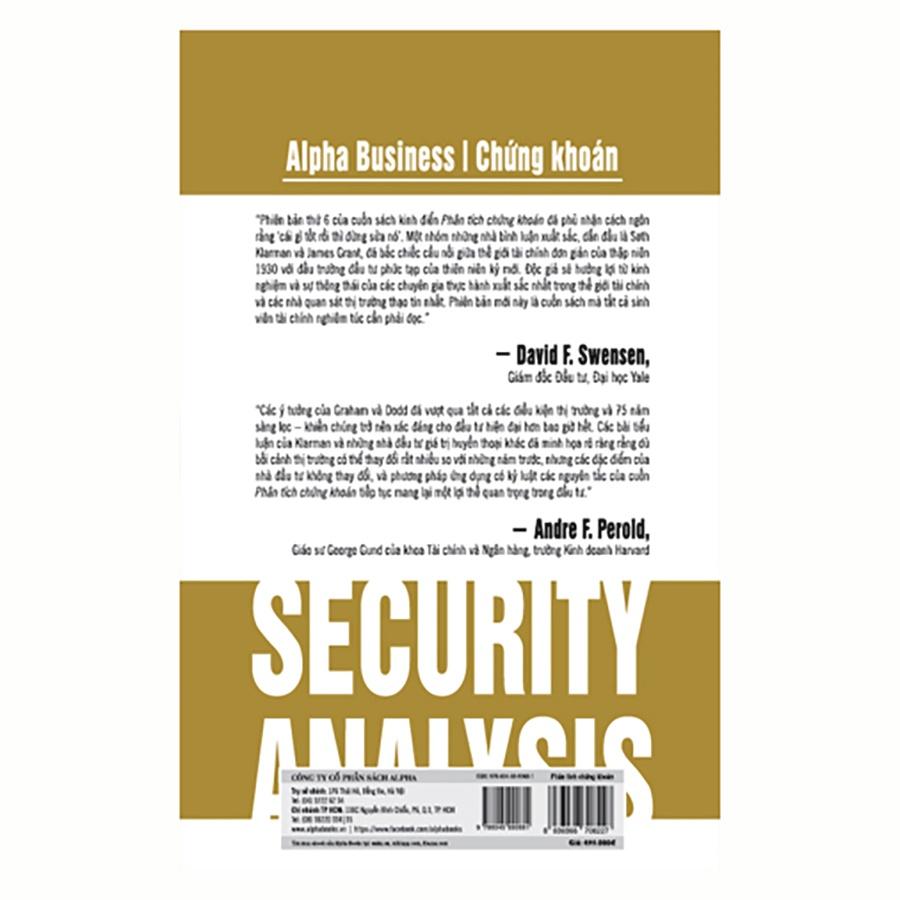 Sách Phân Tích Chứng Khoán (Security Analysis) - Alphabooks - BẢN QUYỀN