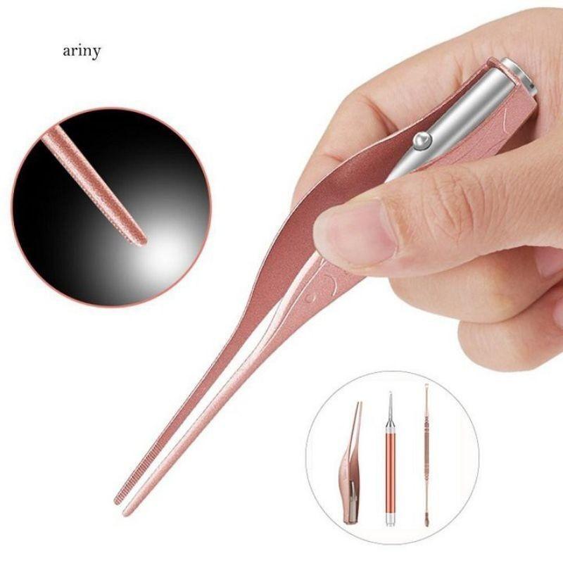 BỘ LẤY DÁY TAI CÓ ĐÈN SIÊU TIỆN DỤNG - BỘ LẤY RÁY TAI CAO CẤP Lấy Ráy Tai Nữ