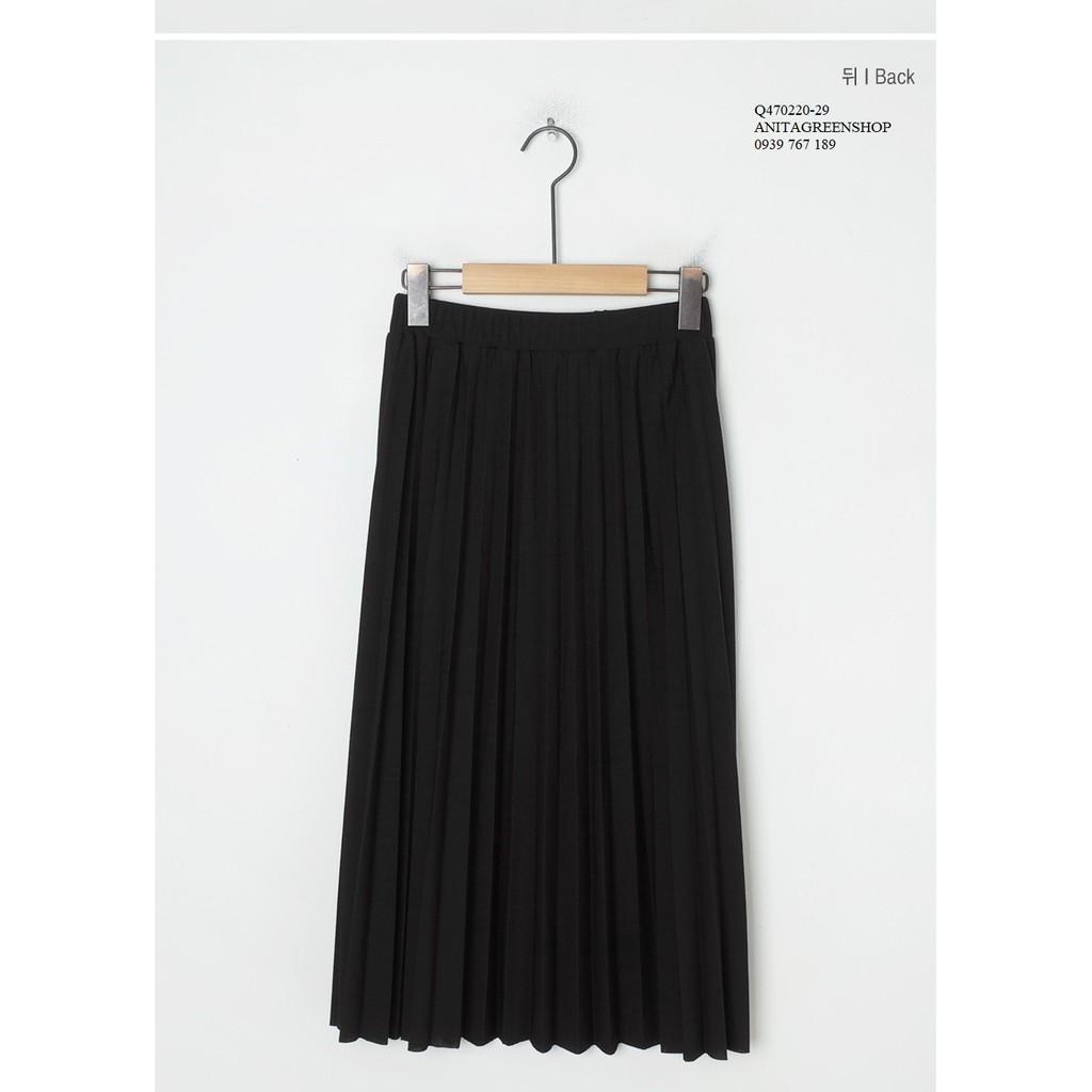 Q470220 CHÂN VÁY MIDI DẬP LY