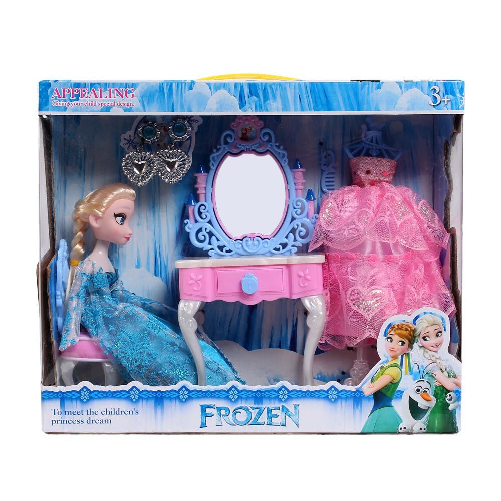 ĐỒ CHƠI BÚP BÊ ELSA TRANG ĐIỂM