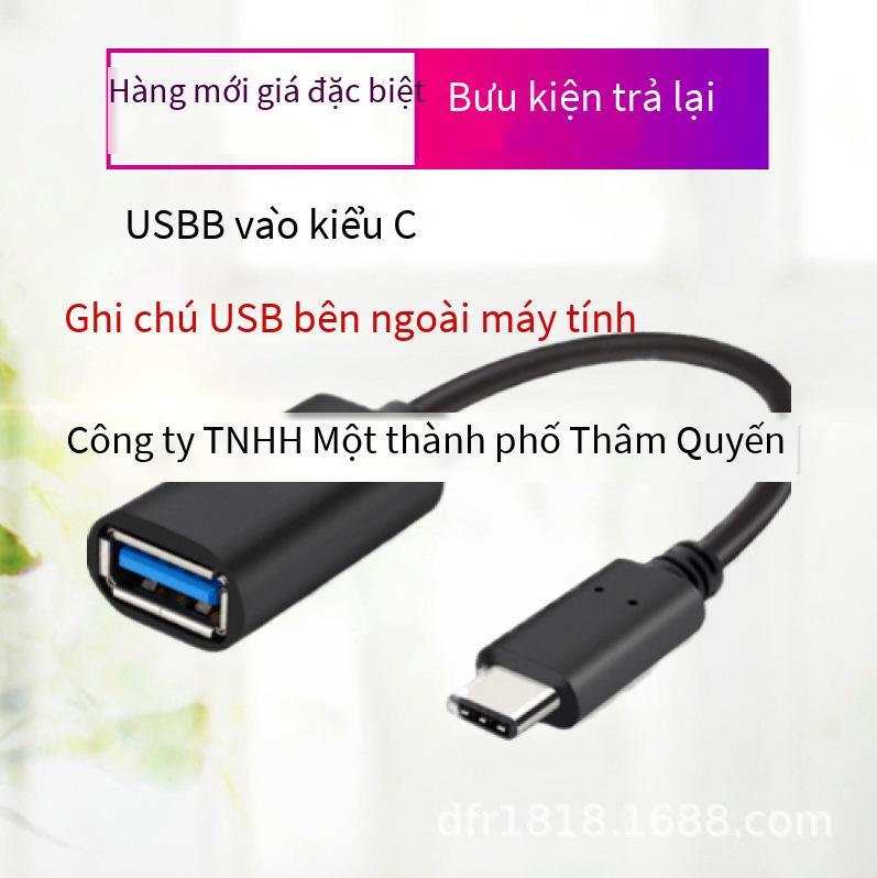 Khuyến mại cáp OTG type-c sang USB 3.0 nữ hỗ trợ bàn phím chuột đĩa U