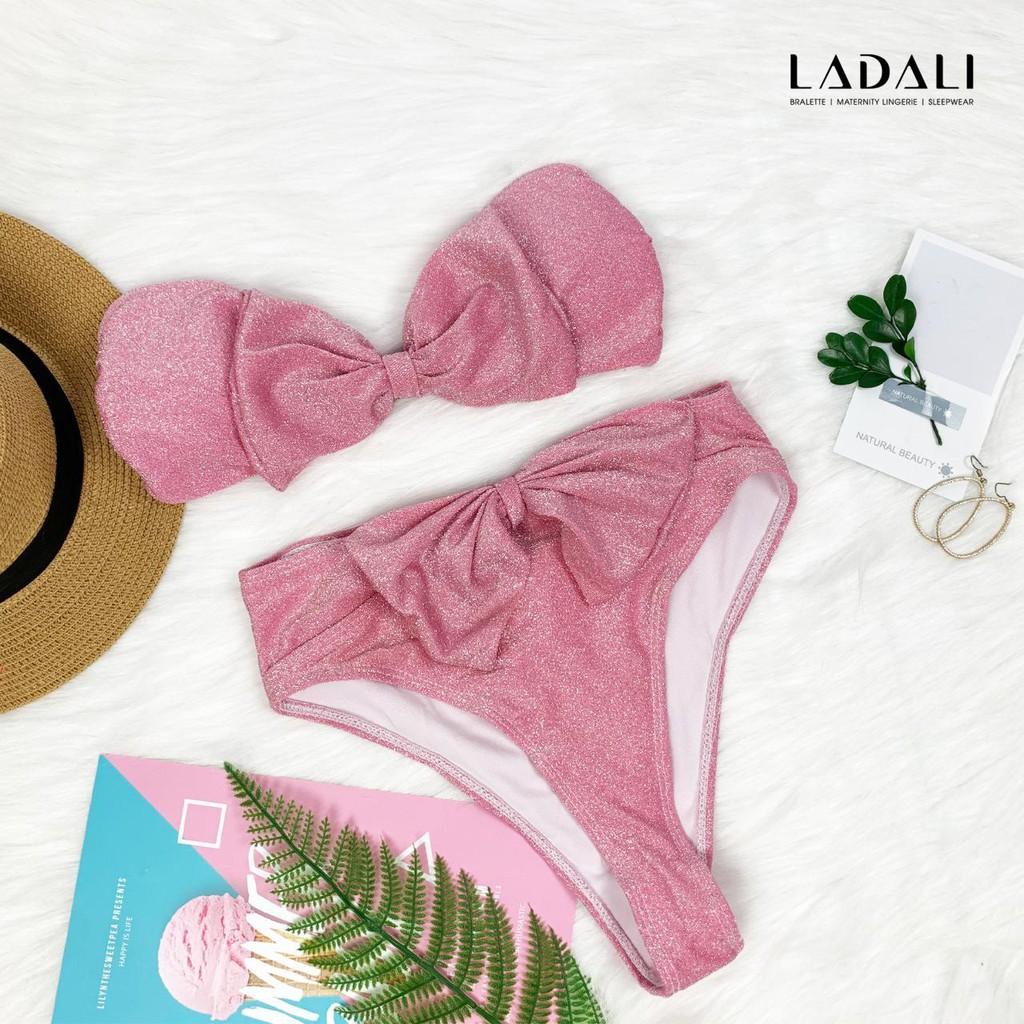 Bikini 2 mảnh màu hồng Ladali BKN210 - Xanh, Hồng