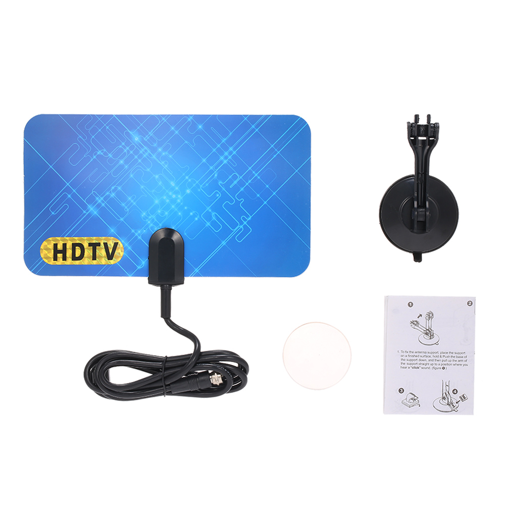 Ăng-Ten TV Kỹ Thuật Số Trong Nhà LAN-1030 HDTV 470-860mHz Với Bộ Chuyển Đổi