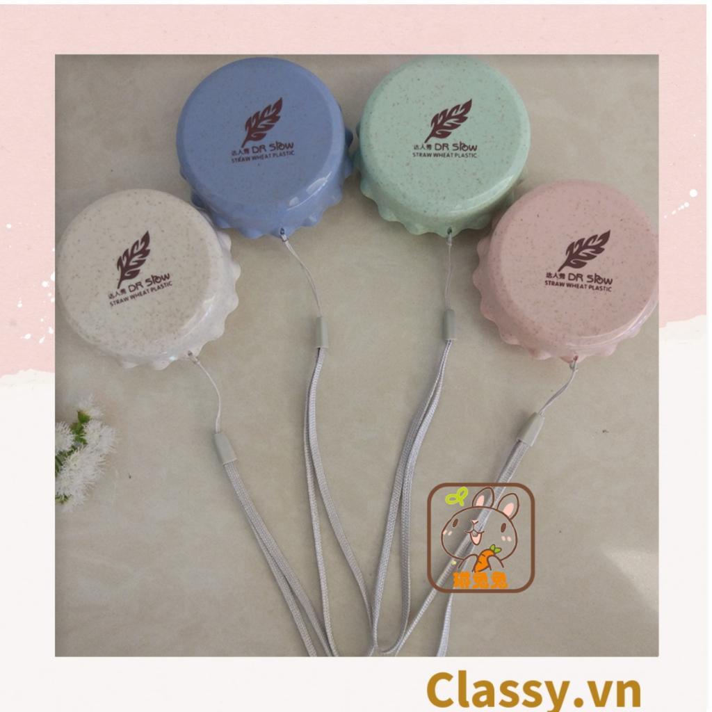 Ly nước ngũ cốc gấp gọn  Classy nhiều màu, tiện lợi mang theo khi du lịch, đi chơi, đi học PK1280