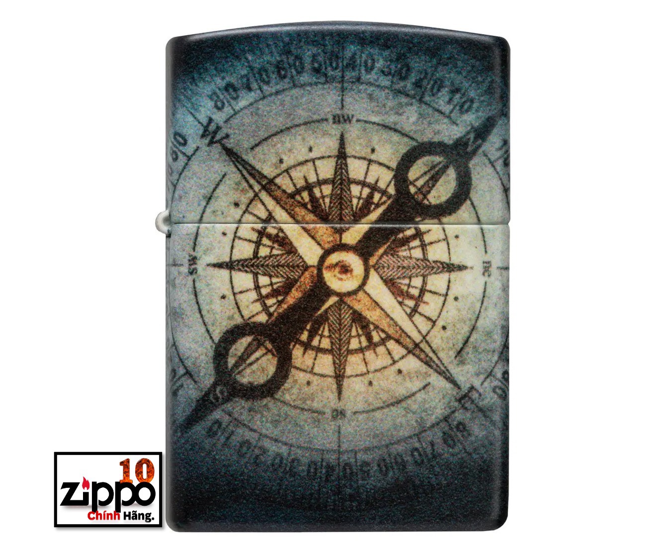 Bật lửa Zippo 48562 Compass Ghost Design(Dạ Quang) - Chính hãng 100%