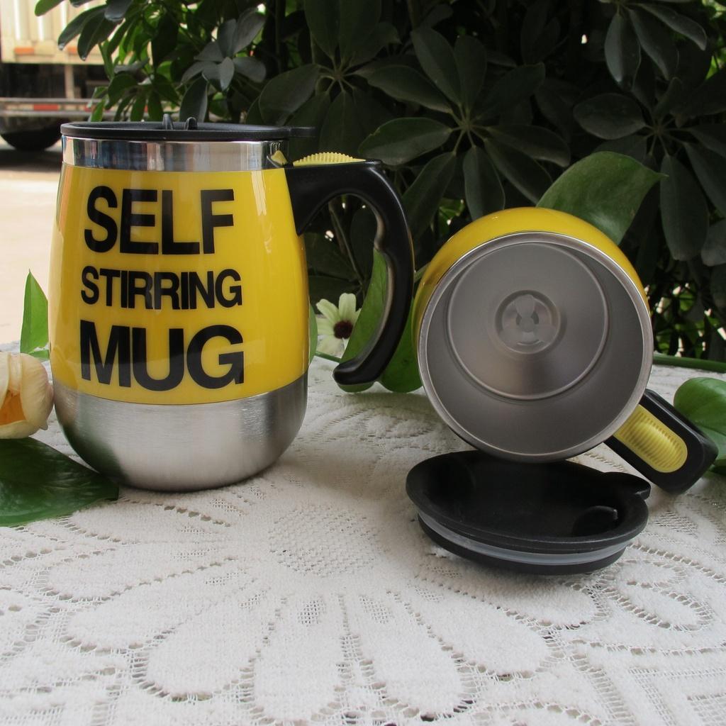 Cốc Pha Cà Phê Tự Khuấy Thông Minh Self Stirring Mug 450ml T2