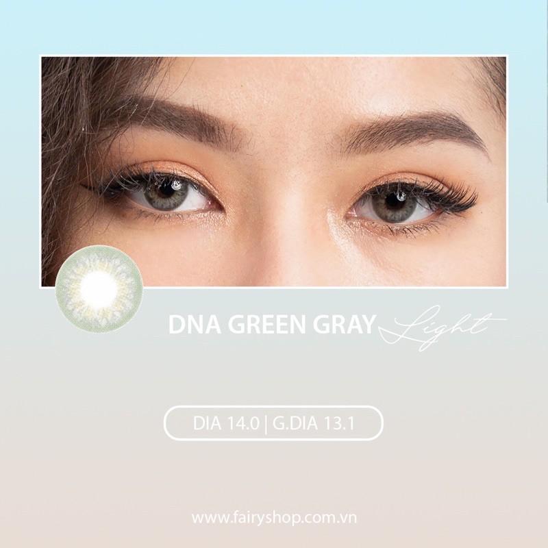 Kính Áp Tròng DNA TAYLOR GREEN GRAY light 14.0mm - Kính Áp Tròng FAIRY SHOP CONTACT LENS Độ 0 đến 6