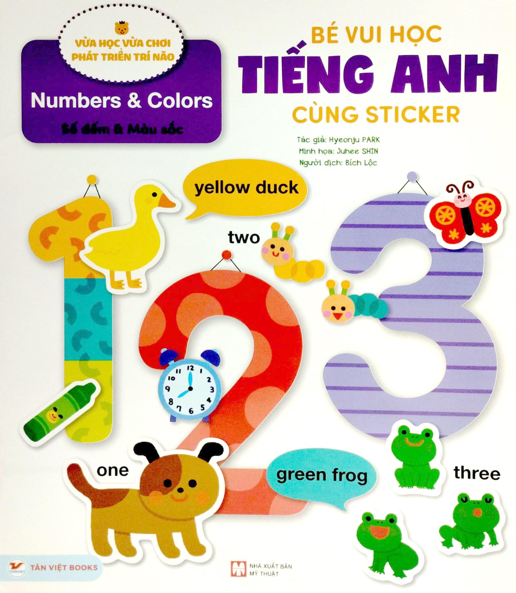 Bộ Sách Bé Vui Học Tiếng Anh Cùng Sticker (Bộ 5 Cuốn) (Tái Bản 2023)