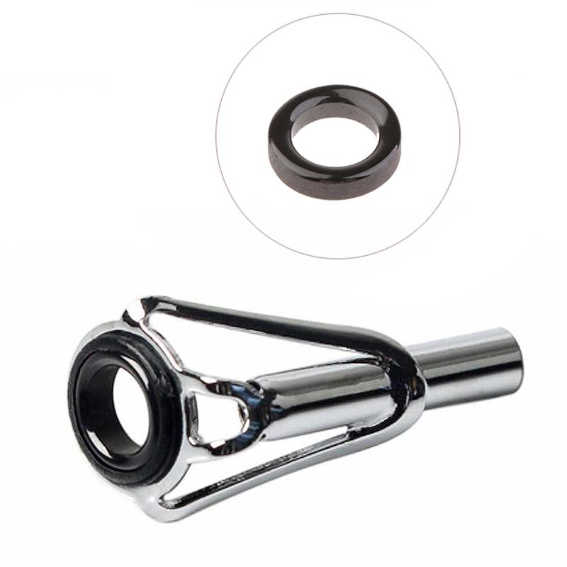 10pcs Fishing Rod Guides Ring DIY Pole Tip Top Repair Rods Guide Eye Ring