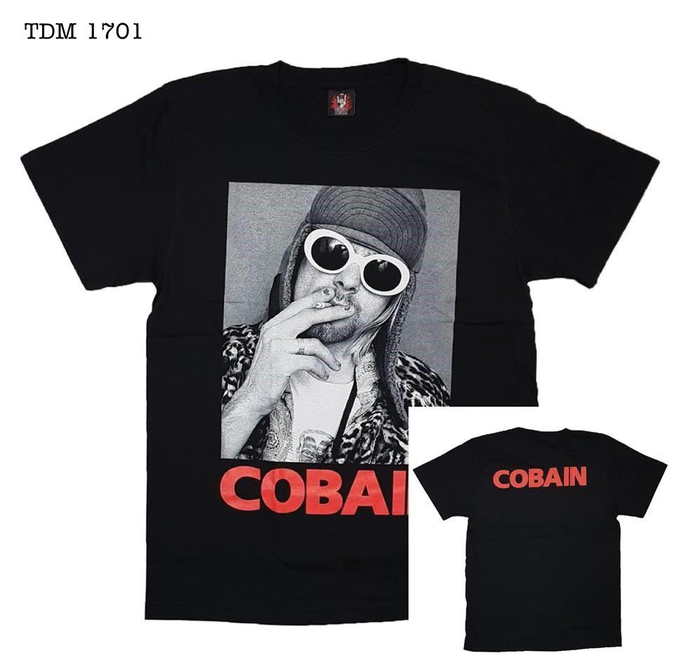 Áo Rock band tee phông / thun Nirvana - Kurt Cobain TDM 1701
