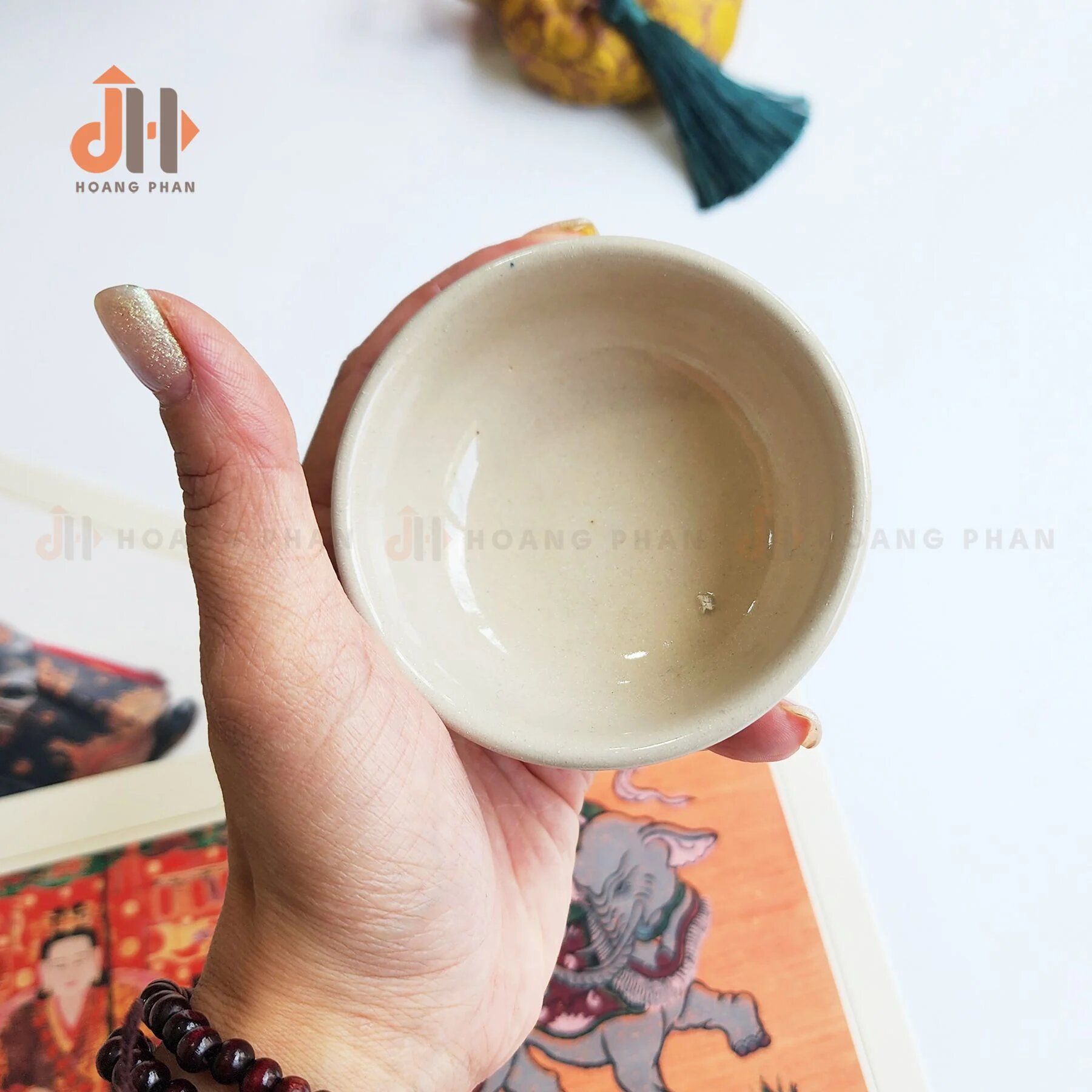 Bộ ấm trà Nam Bộ cổ điển họa tiết gà trống - 03