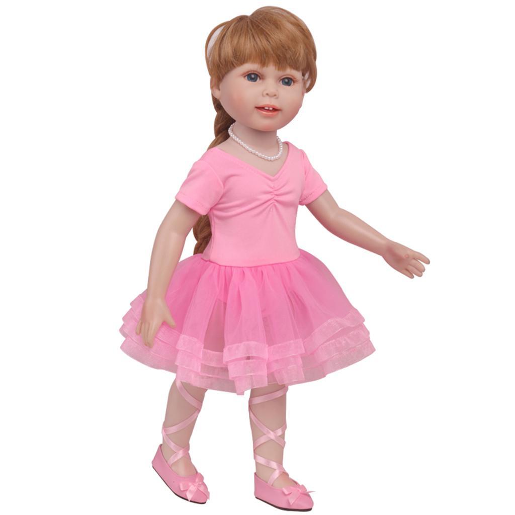 18" American Doll Dress Ballet Skirt 18in Doll Clothes Doll Accs