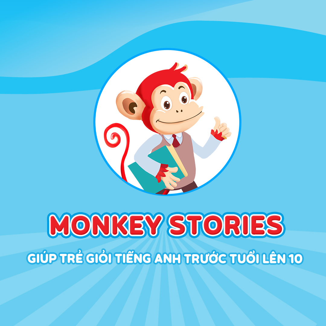 Ứng dụng Tiếng Anh toàn diện 4 kỹ năng cho trẻ 2-10 tuổi - Gói Monkey Stories trọn đời