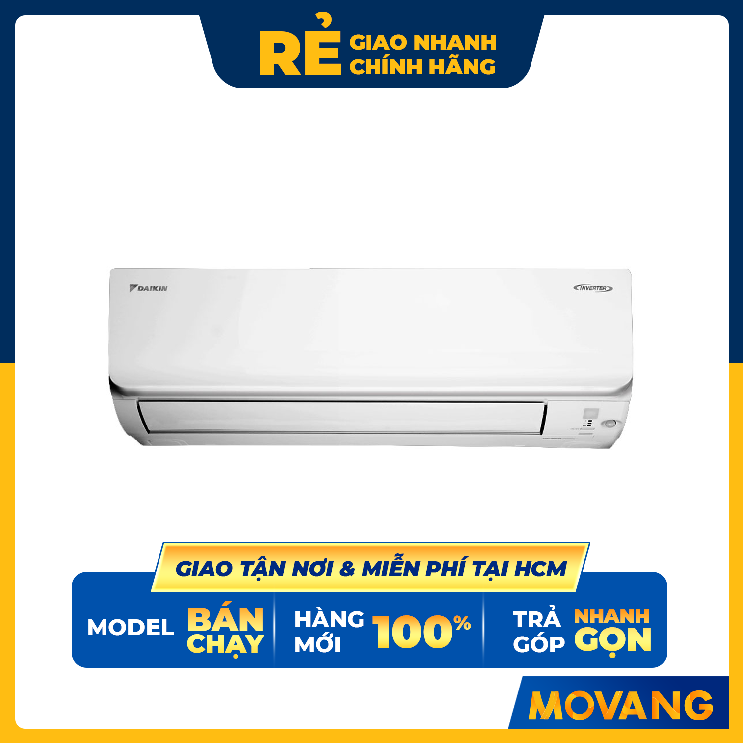 Máy lạnh Daikin Inverter 1 Hp FTKC25UAVMV - Hàng chính hãng