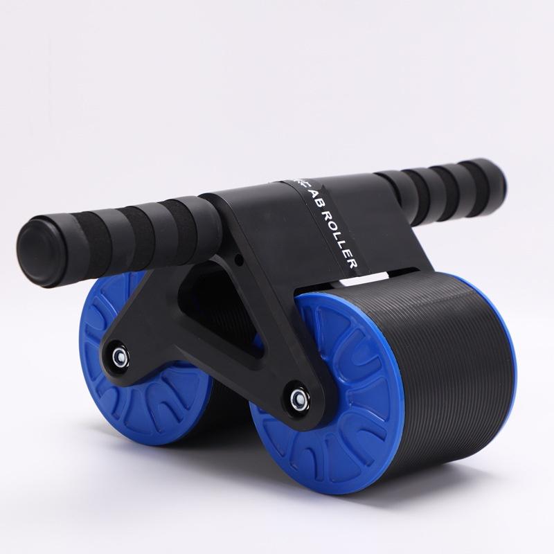 Con lăn tập cơ bụng 2 bánh công nghệ mới có phanh lò xo trợ lực+ tặng thảm lót đầu gối