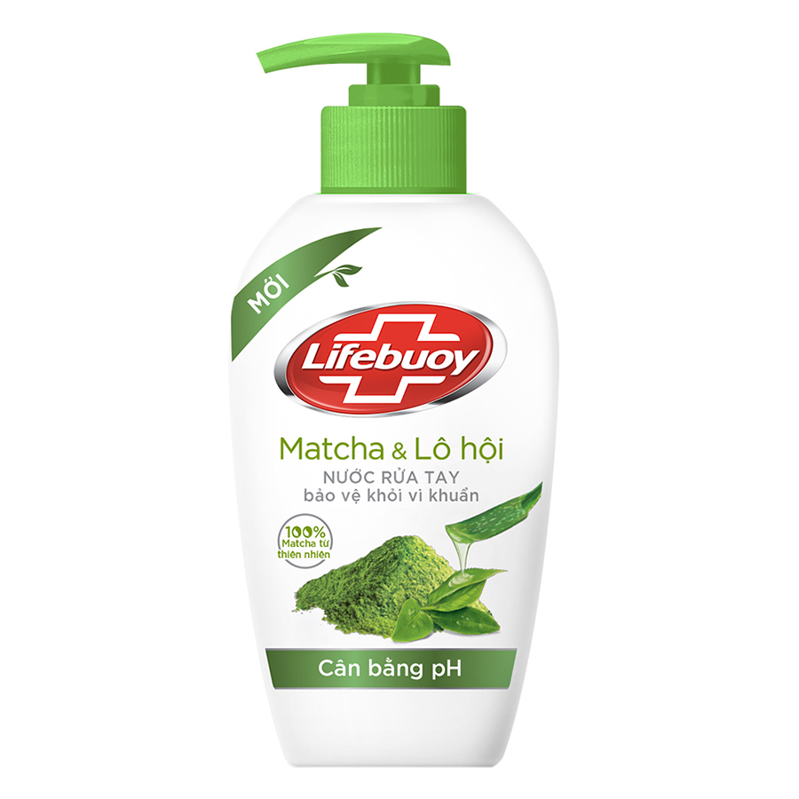 Combo Lifebuoy Sữa Tắm Matcha Và Khổ Qua (850g) + Nước Rửa Tay Matcha Và Nha Đam (180g)