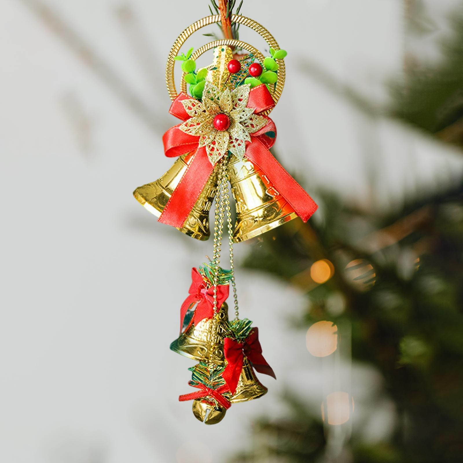 Christmas Bell Ornaments Pendant Wind Chimes Crafts for Indoor Outdoor