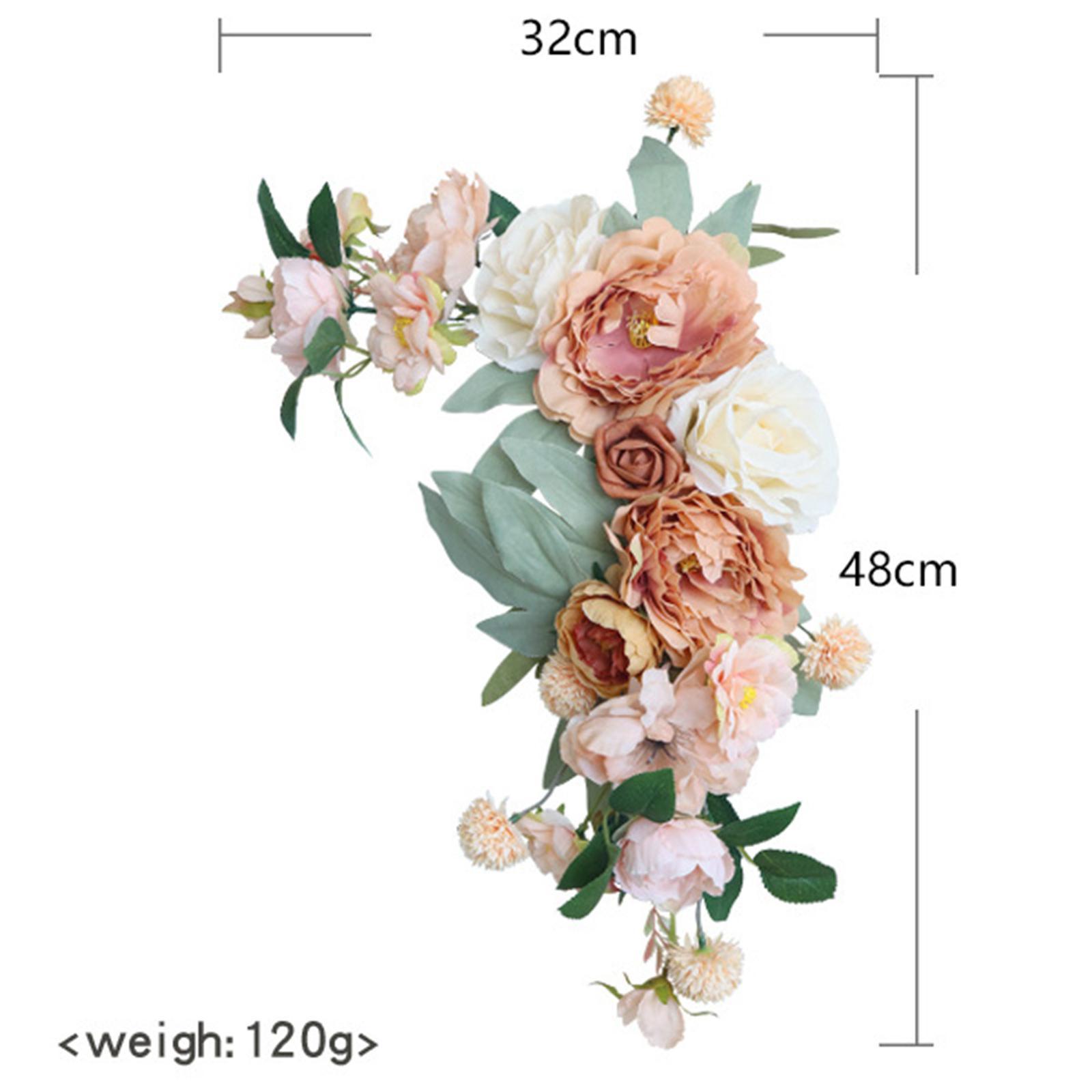 Wedding Decoration Arch Flower Artificial Floral Swag Hanging DIY Wedding Arch Flower Swag for Backdrop Scene Layout Photography Props Home