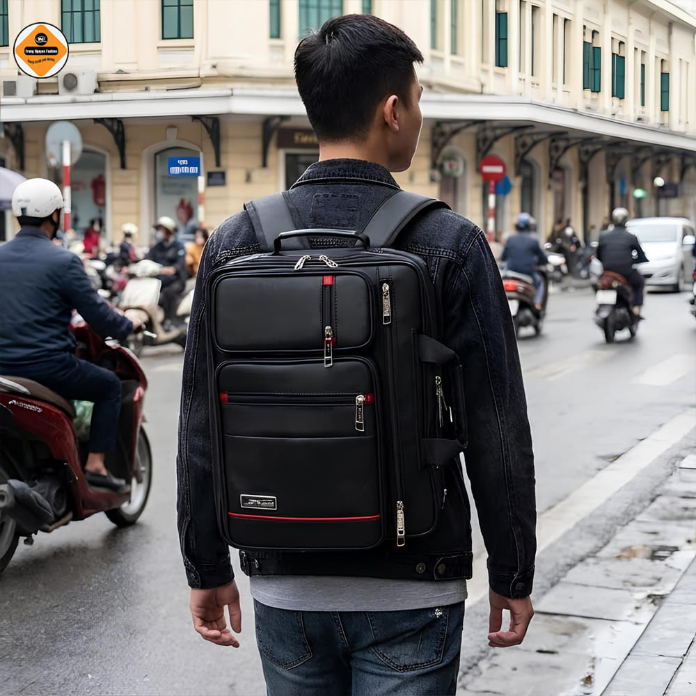 Cặp Học Sinh Cấp 2, Cấp 3 Cao Cấp Xbags Pride – Cặp Đa Năng Có Quai Balo Giấu Gọn, Ngăn Laptop Chống Sốc, Thiết Kế Hiện Đại Sang Trọng XB 4102